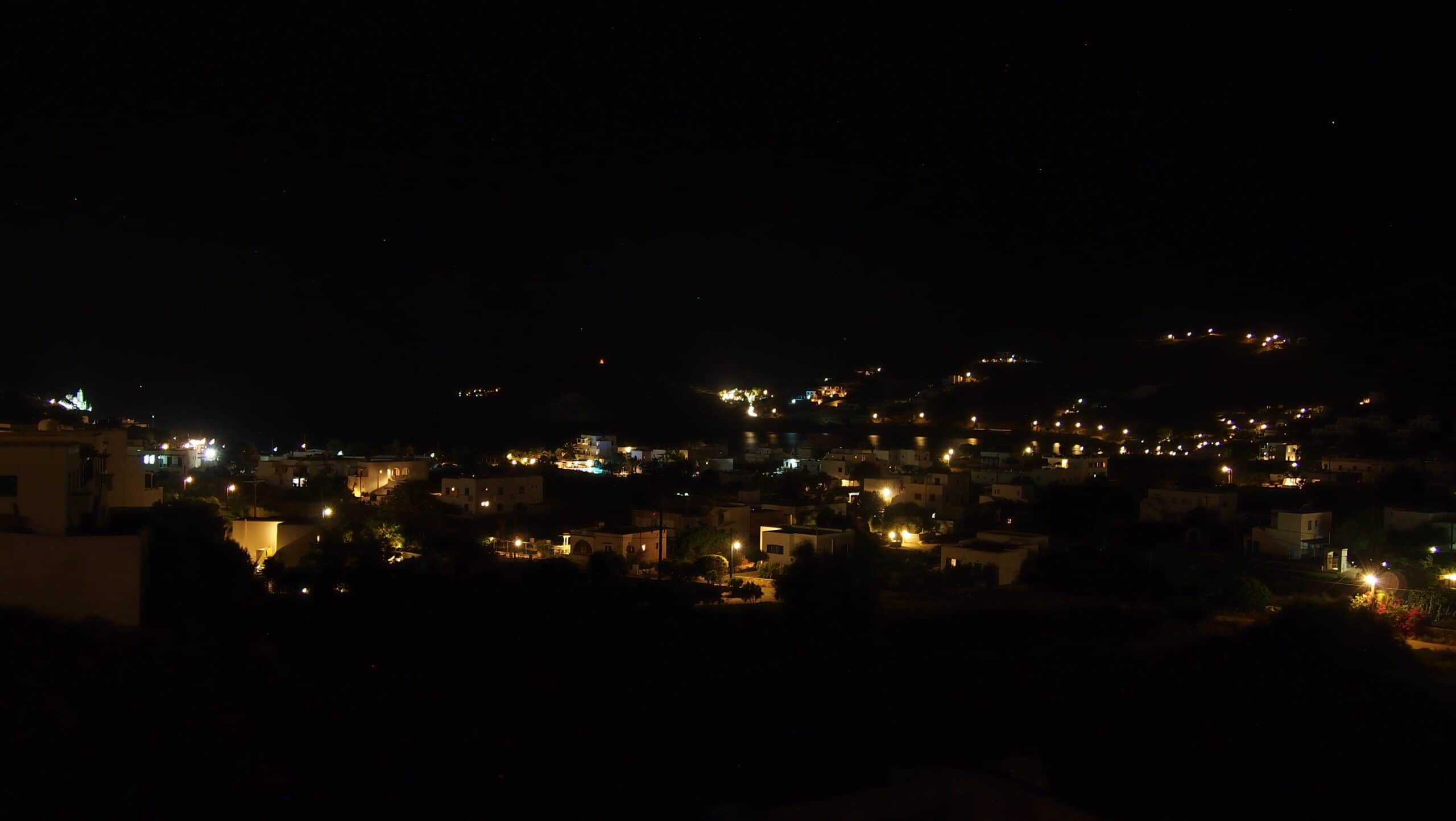 Night veranda view